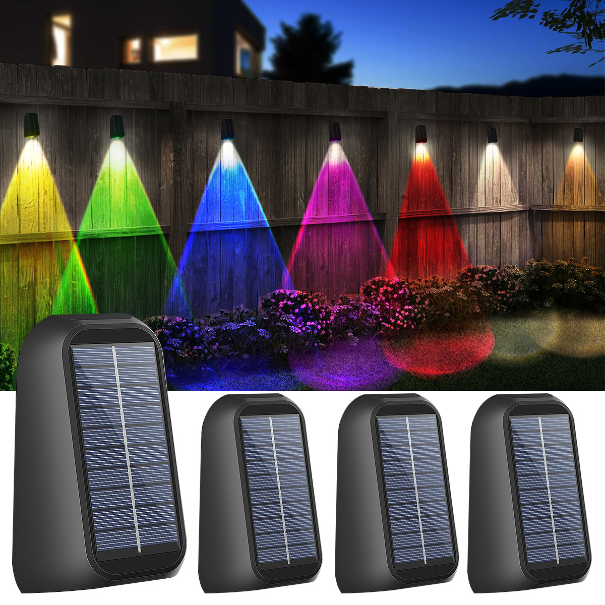 Waterproof Junction Box Solar - Solar Wall Lamp Solar Fence Lights