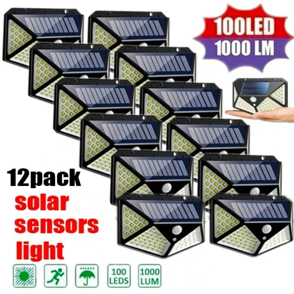 Waterproof Junction Box Solar - 1-12 Pack Solar Lights Outdoor 100