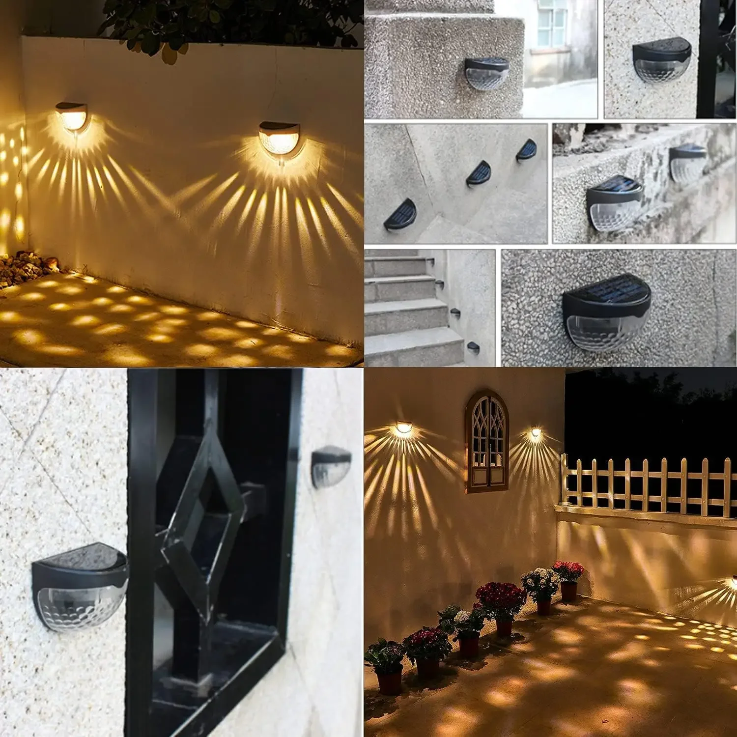 LED Solar Light Outdoor Wall L - Waterproof Junction Box Solar avaliação e preço