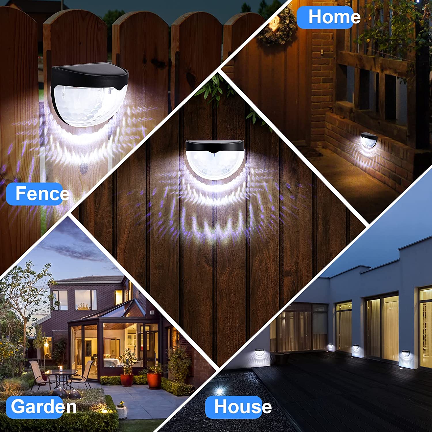 LED Solar Light Outdoor Wall L - Waterproof Junction Box Solar avaliação e preço