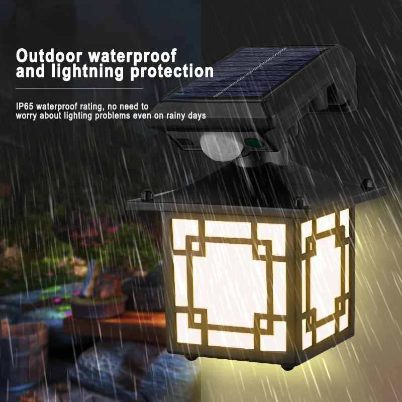 Retro Solar Outdoor Wall Lamp  - Waterproof Junction Box Solar avaliação e preço