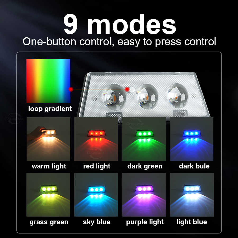 Super Bright Solar Lights RGB  - Waterproof Junction Box Solar avaliação e preço