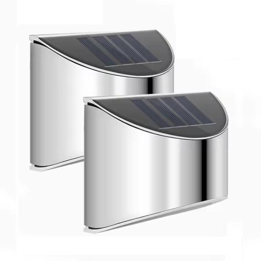 2Pcs Solar Garden Light Stainl - Waterproof Junction Box Solar avaliação e preço