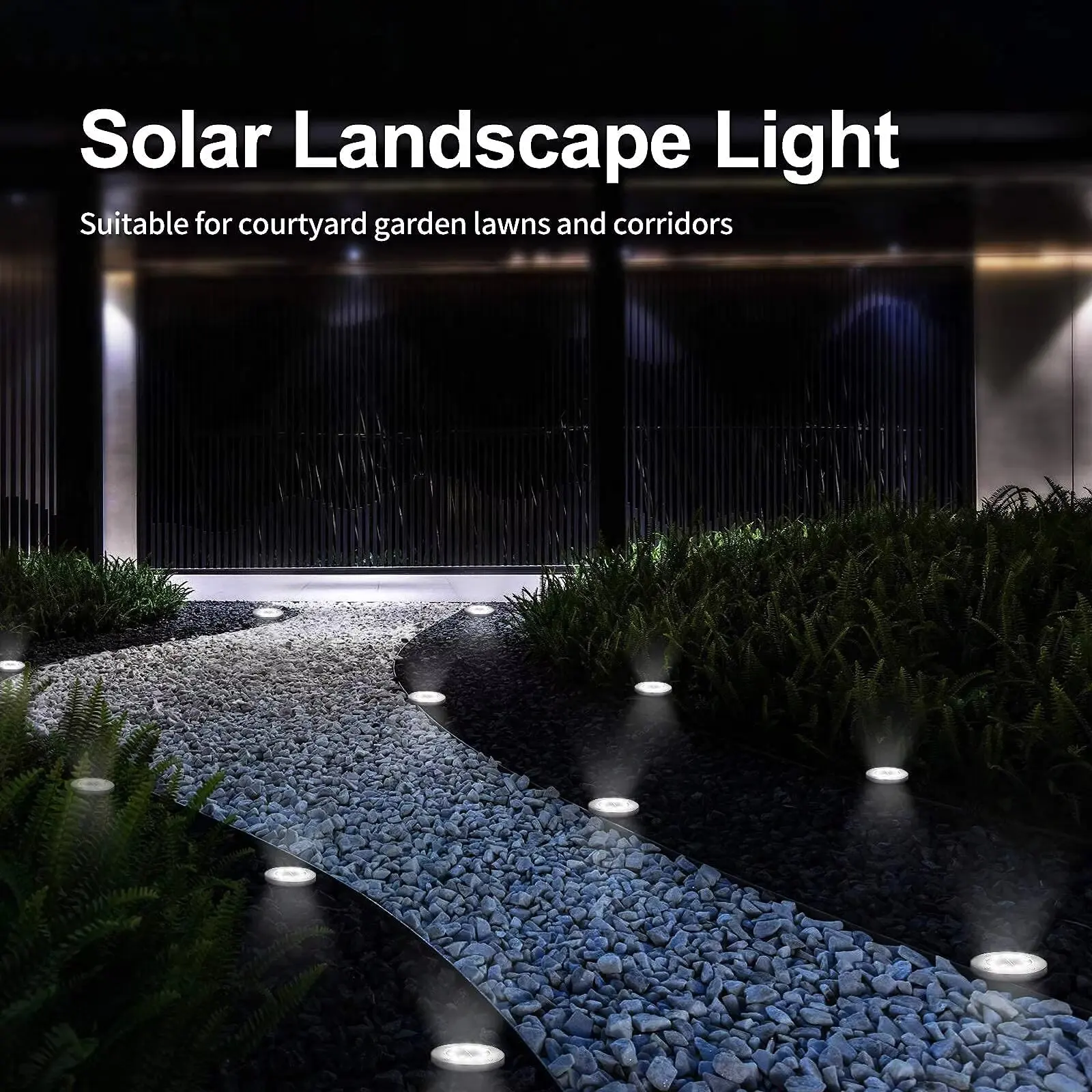 1/4pcs Solar Wall Light Outdoo - Waterproof Junction Box Solar avaliação e preço