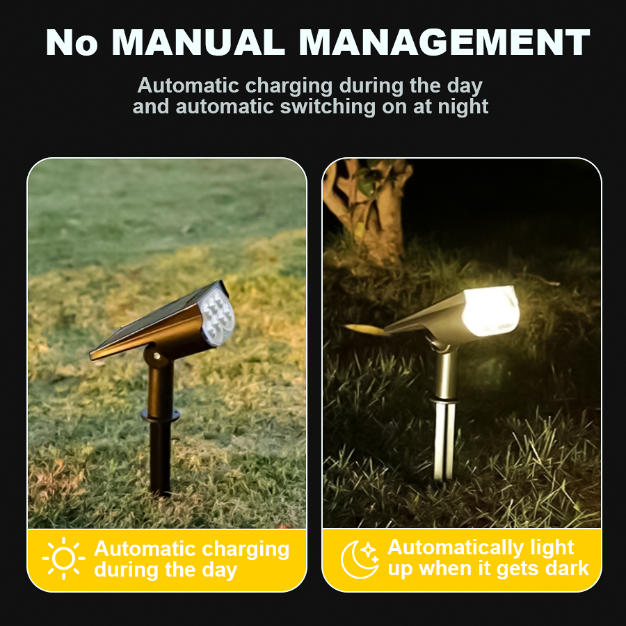 Outdoor 2LED Solar Spotlight G - Waterproof Junction Box Solar avaliação e preço