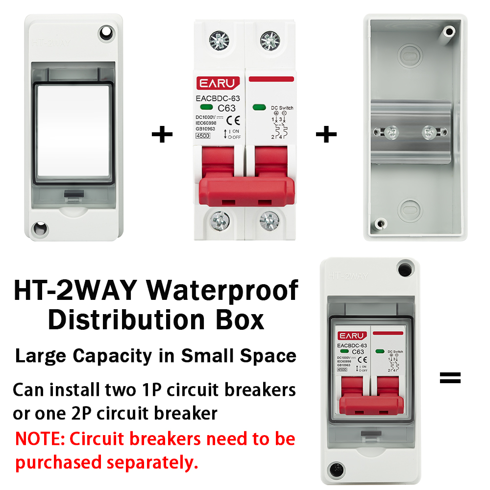 HT-2 IP65 Waterproof Distribut - Waterproof Junction Box Solar avaliação e preço